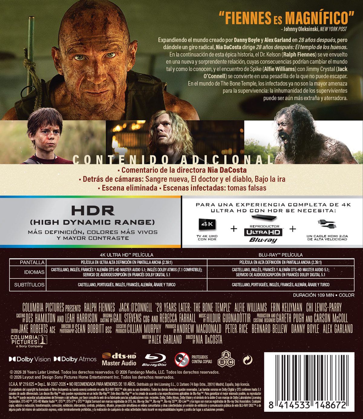 28 años después: El templo de los huesos (4K UHD + Blu-ray)