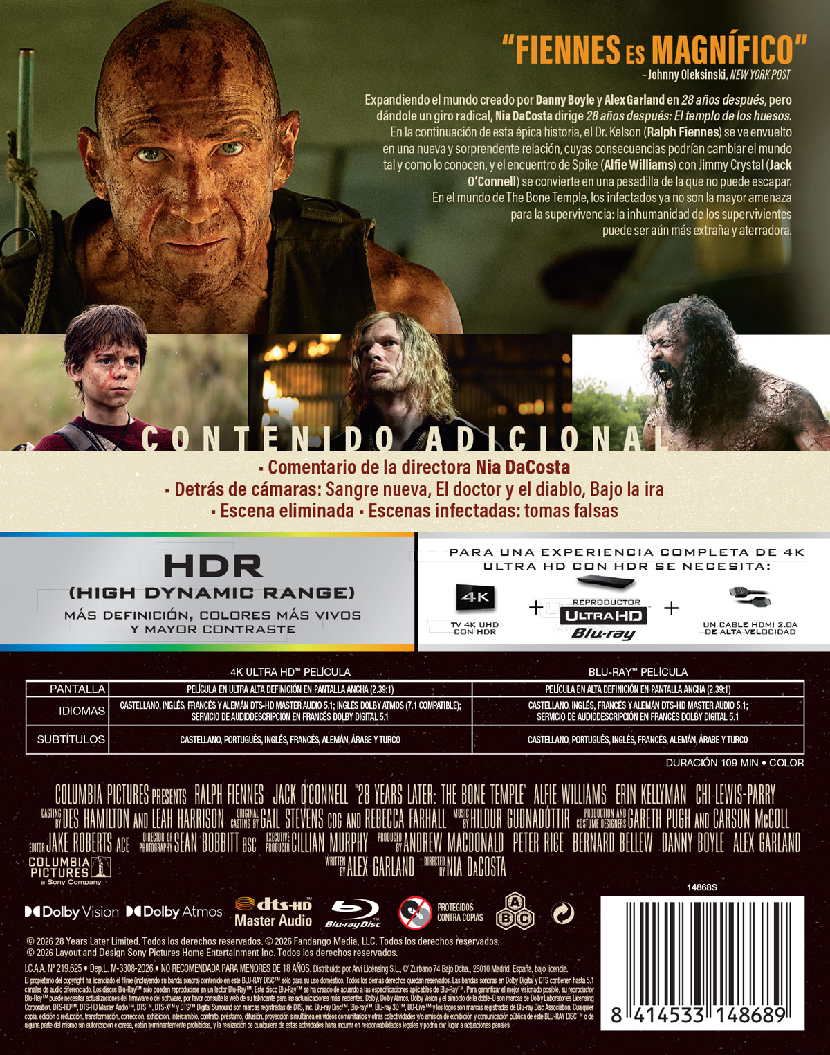28 años después: El templo de los huesos (4K UHD + Blu-ray) Steelbook