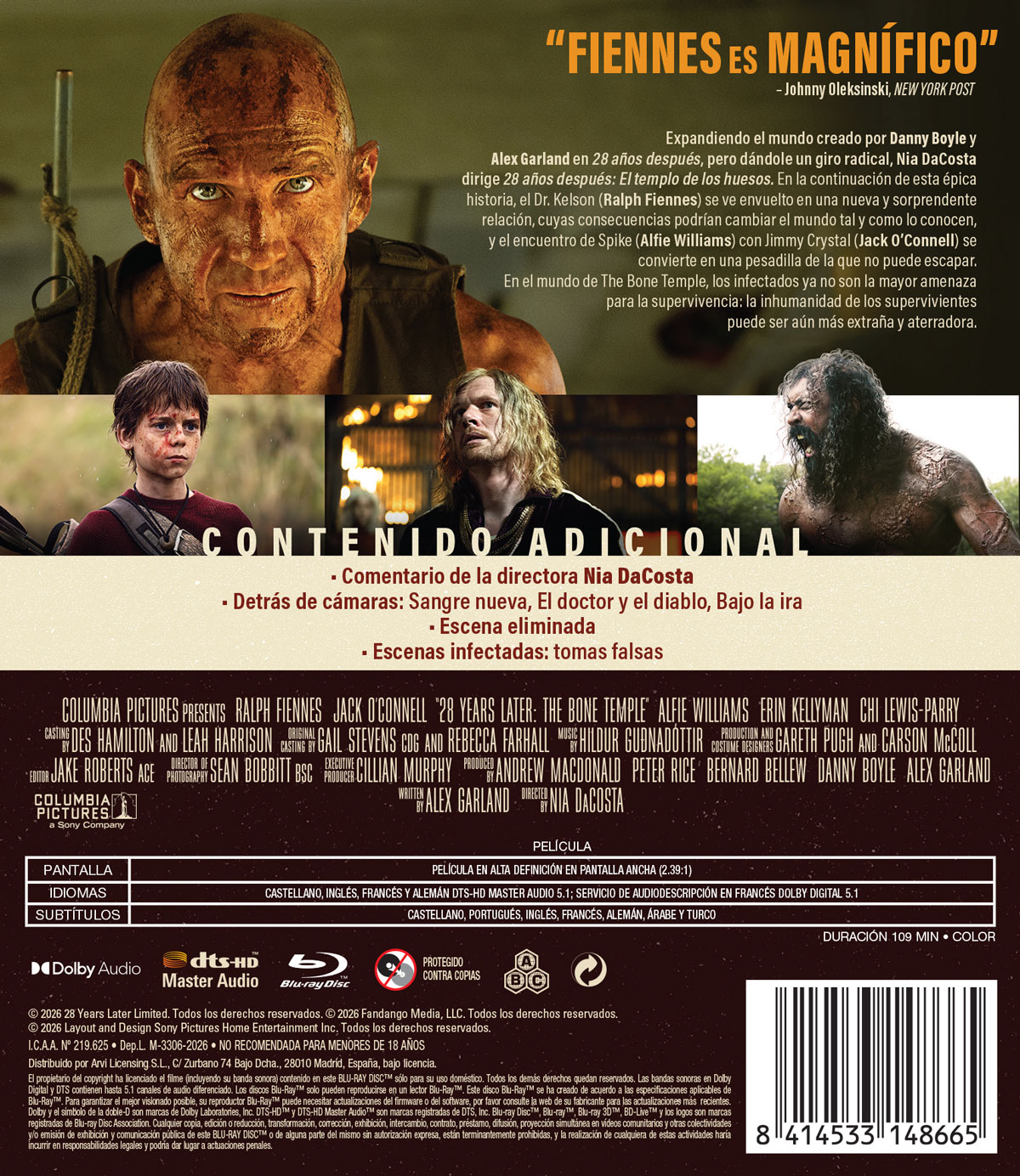 28 años después: El templo de los huesos (Blu-ray)