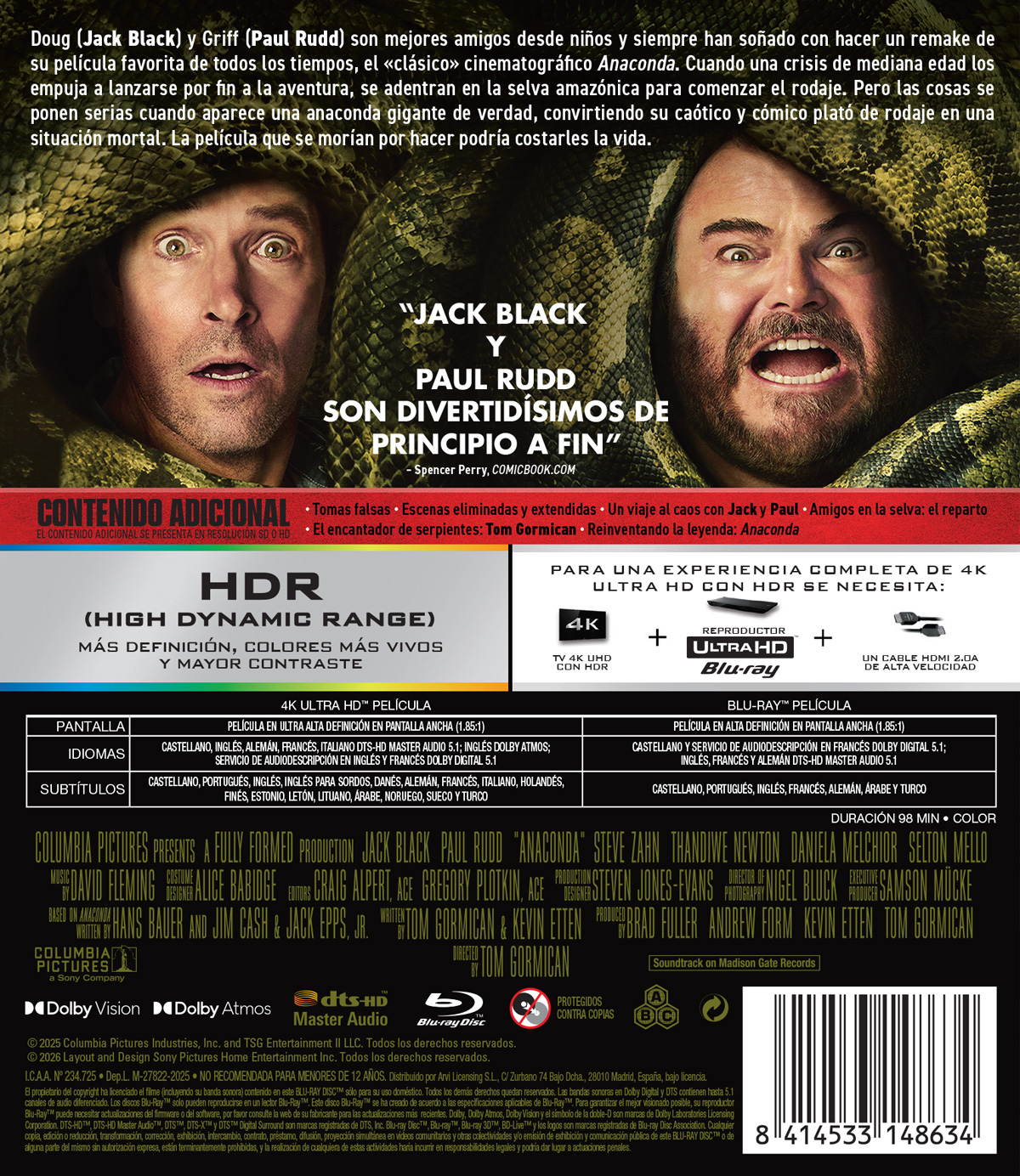 Anaconda (2025) (4K UHD + Blu-ray)