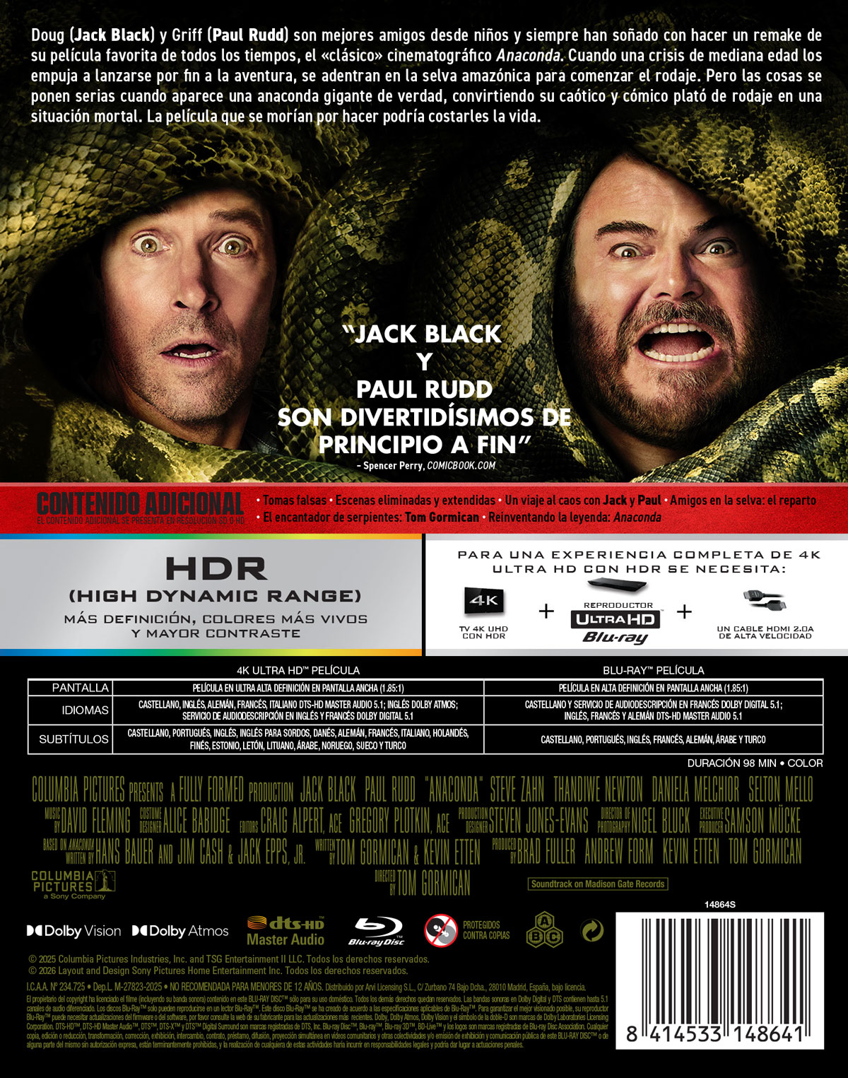 Anaconda (2025) (4K UHD + Blu-ray) Steelbook