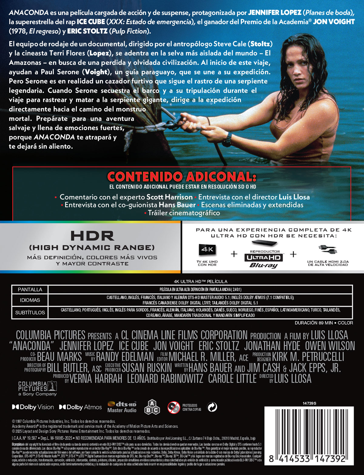 Anaconda (4K UHD) Steelbook