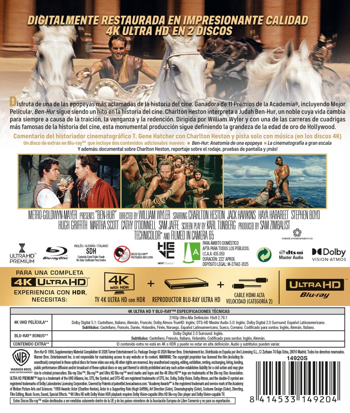 Ben-Hur (4K UHD + Blu-ray)