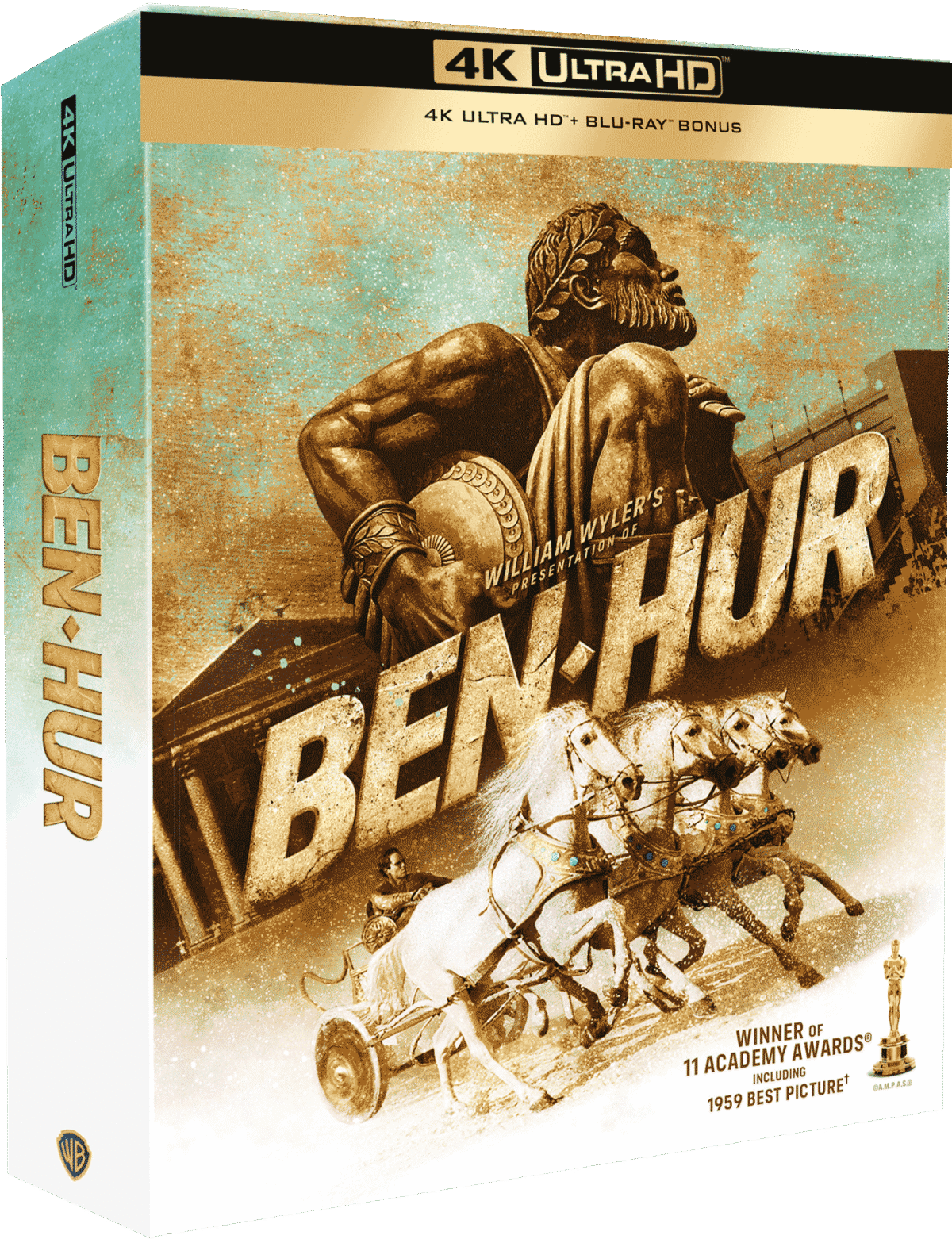 Ben-Hur (4K UHD + Blu-ray Extras). Edición especial limitada Steelbook