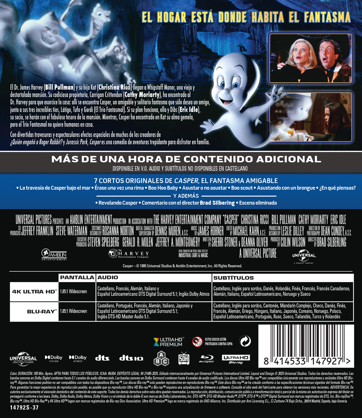 Casper (4K UHD + Blu-ray)