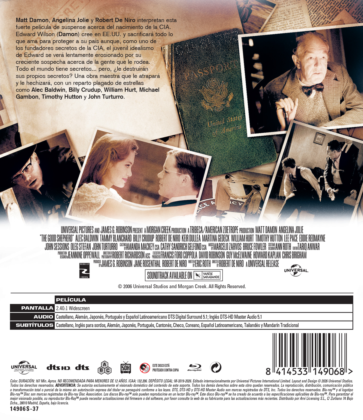 El buen pastor (Blu-ray)