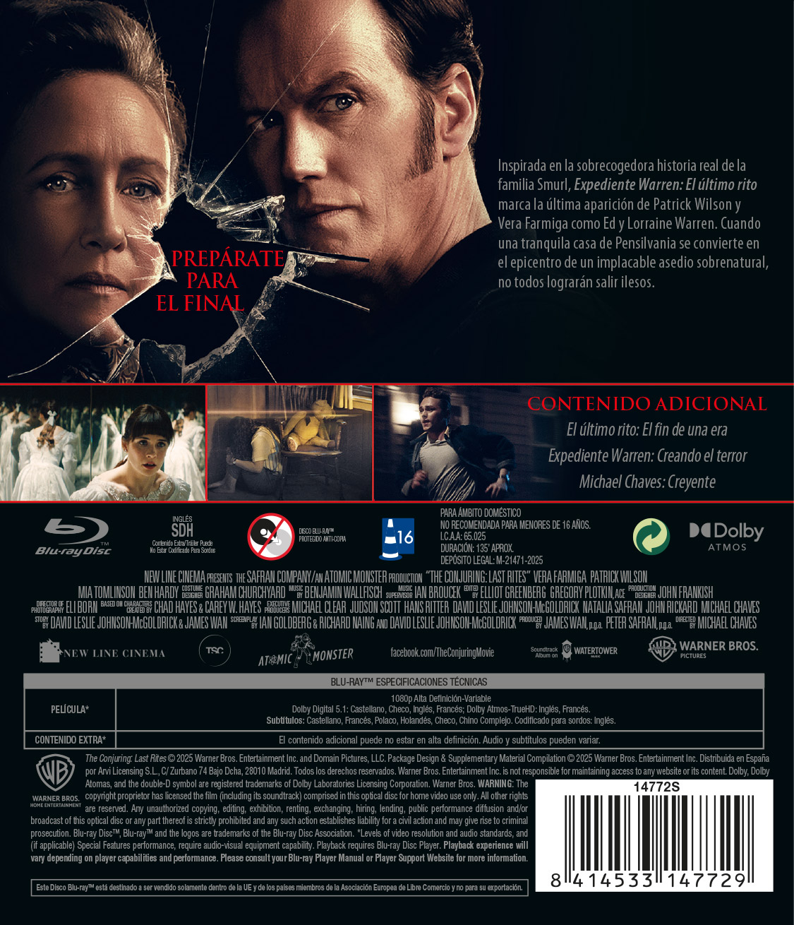 Expediente Warren: El último rito (Blu-ray)
