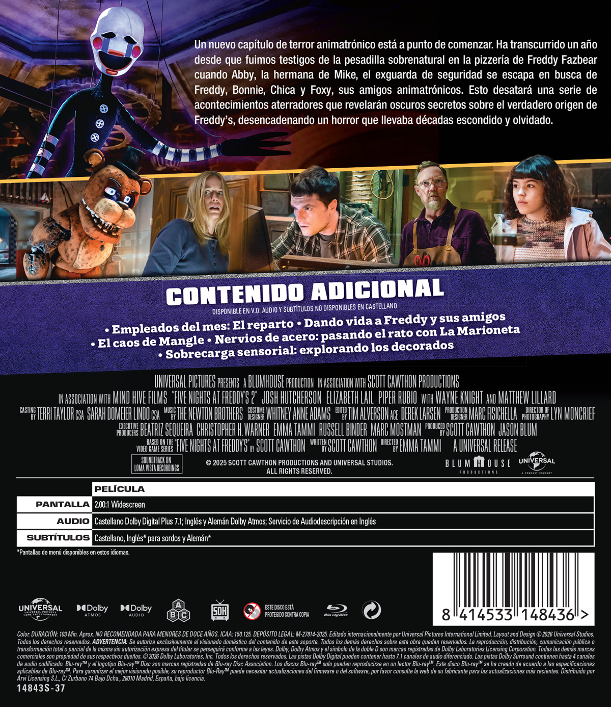 Five Nights at Freedy's 2 (Blu-ray)