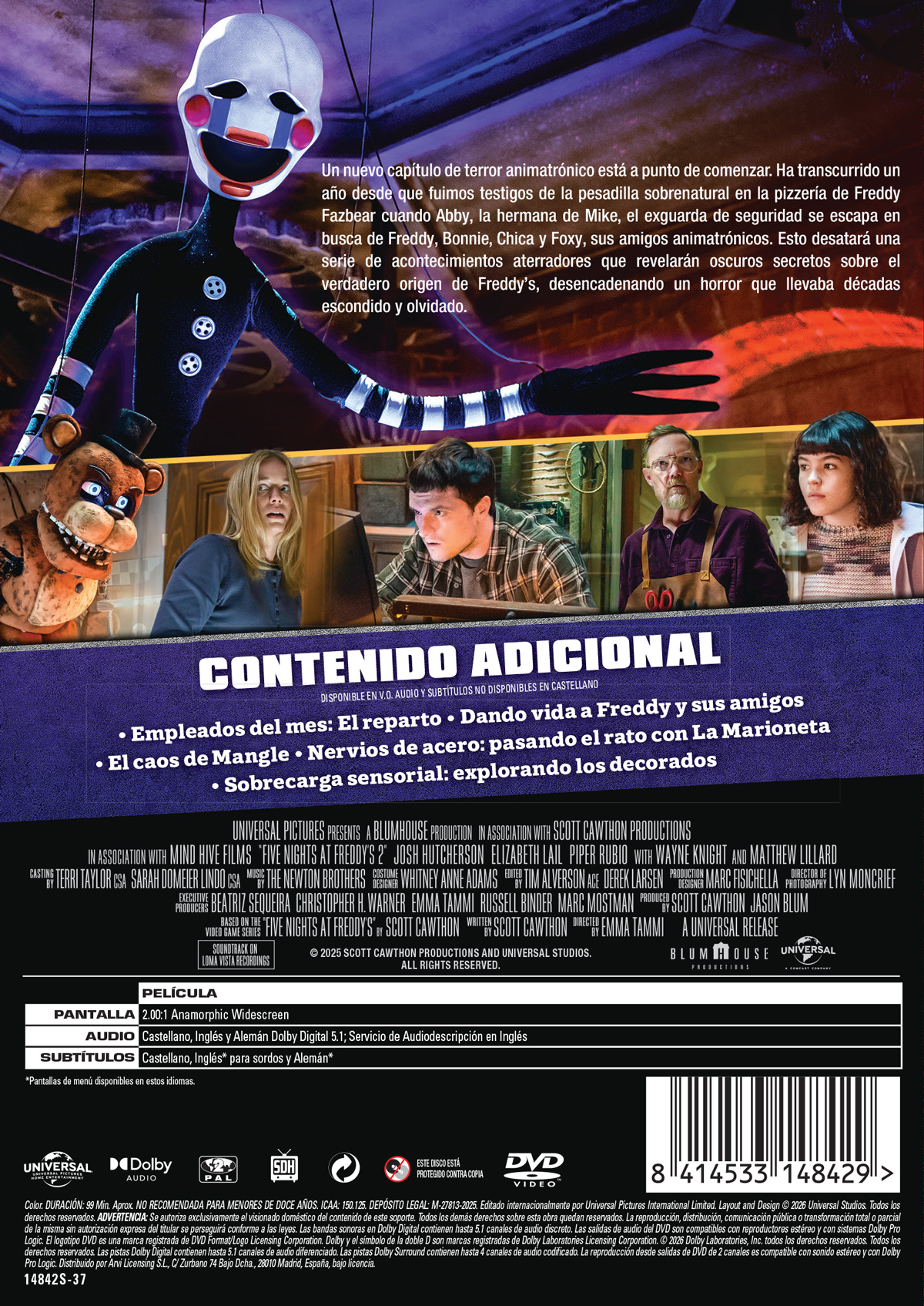 Five Nights at Freedy's 2 (DVD)
