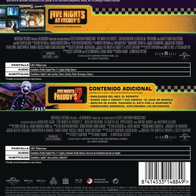 Five Nights at Freedy's. PACK 1-2 (Blu-ray)