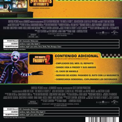 Five Nights at Freedy's. PACK 1-2 (DVD)