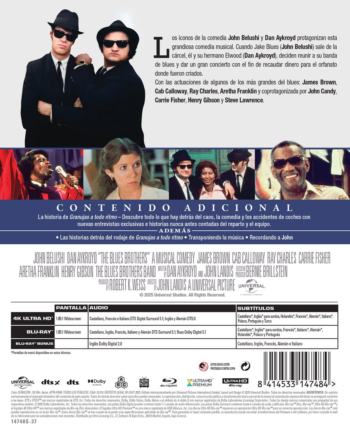 Granujas a todo ritmo (4K UHD + Blu-ray + Blu-ray Extras) Steelbook