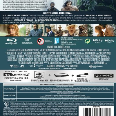La leyenda de Tarzán (4K UHD + Blu-ray)