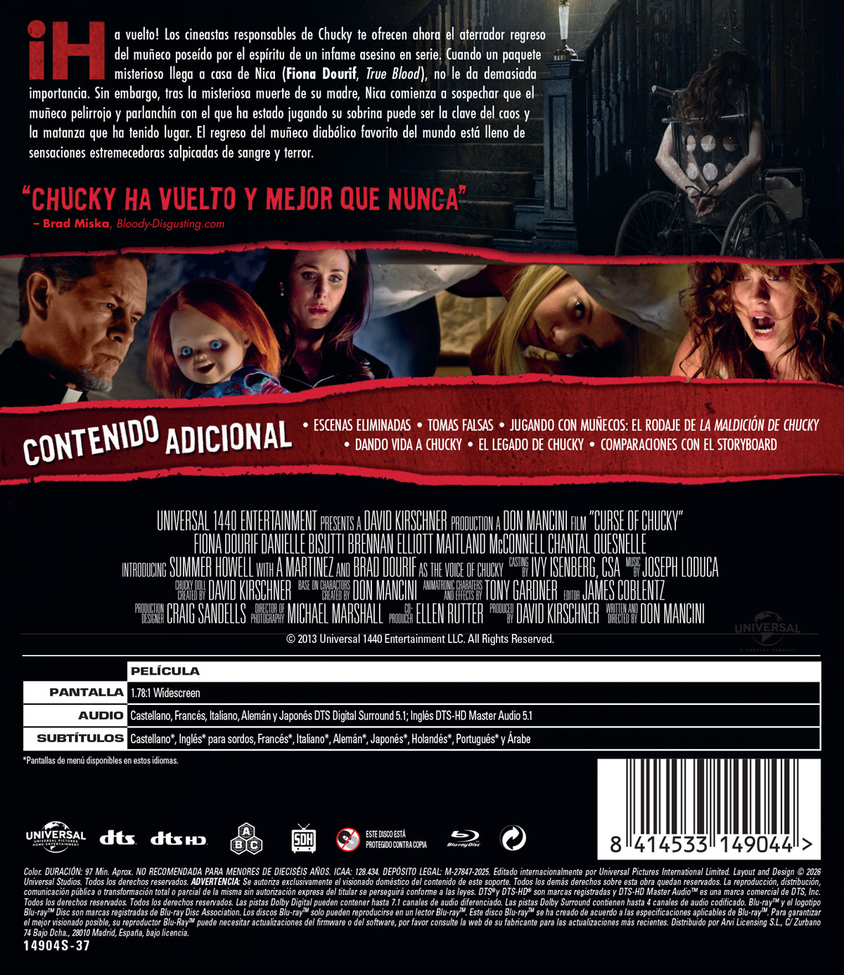 La maldición de Chucky (Blu-ray)