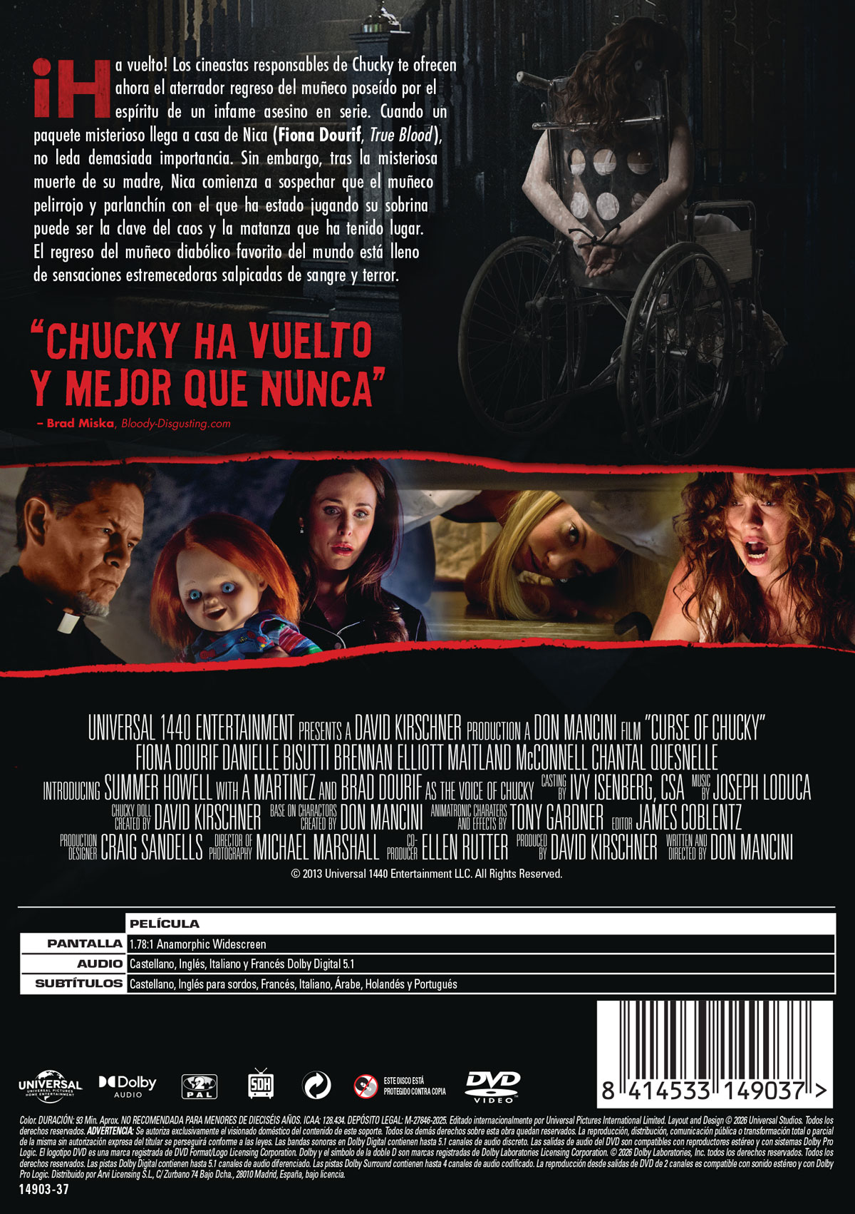 La maldición de Chucky (DVD)