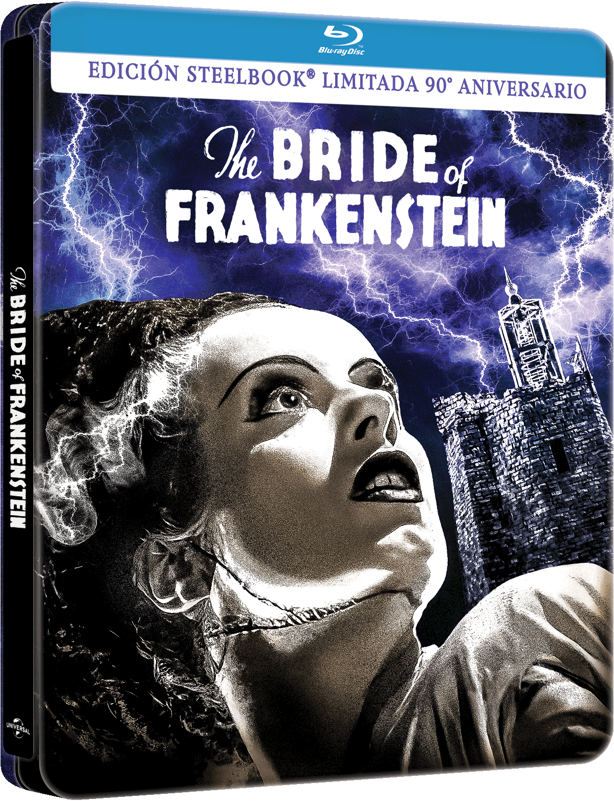 La novia de Frankenstein. 90º Aniversario (Blu-ray) Steelbook