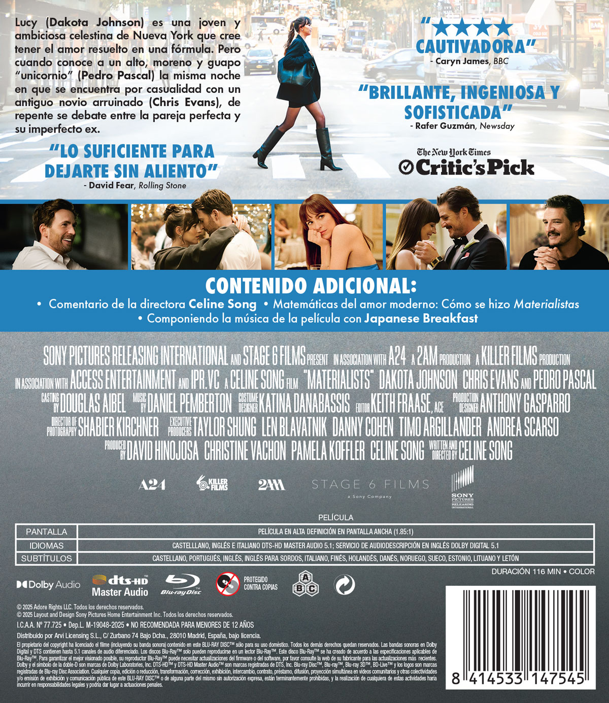 Materialistas (Blu-ray)