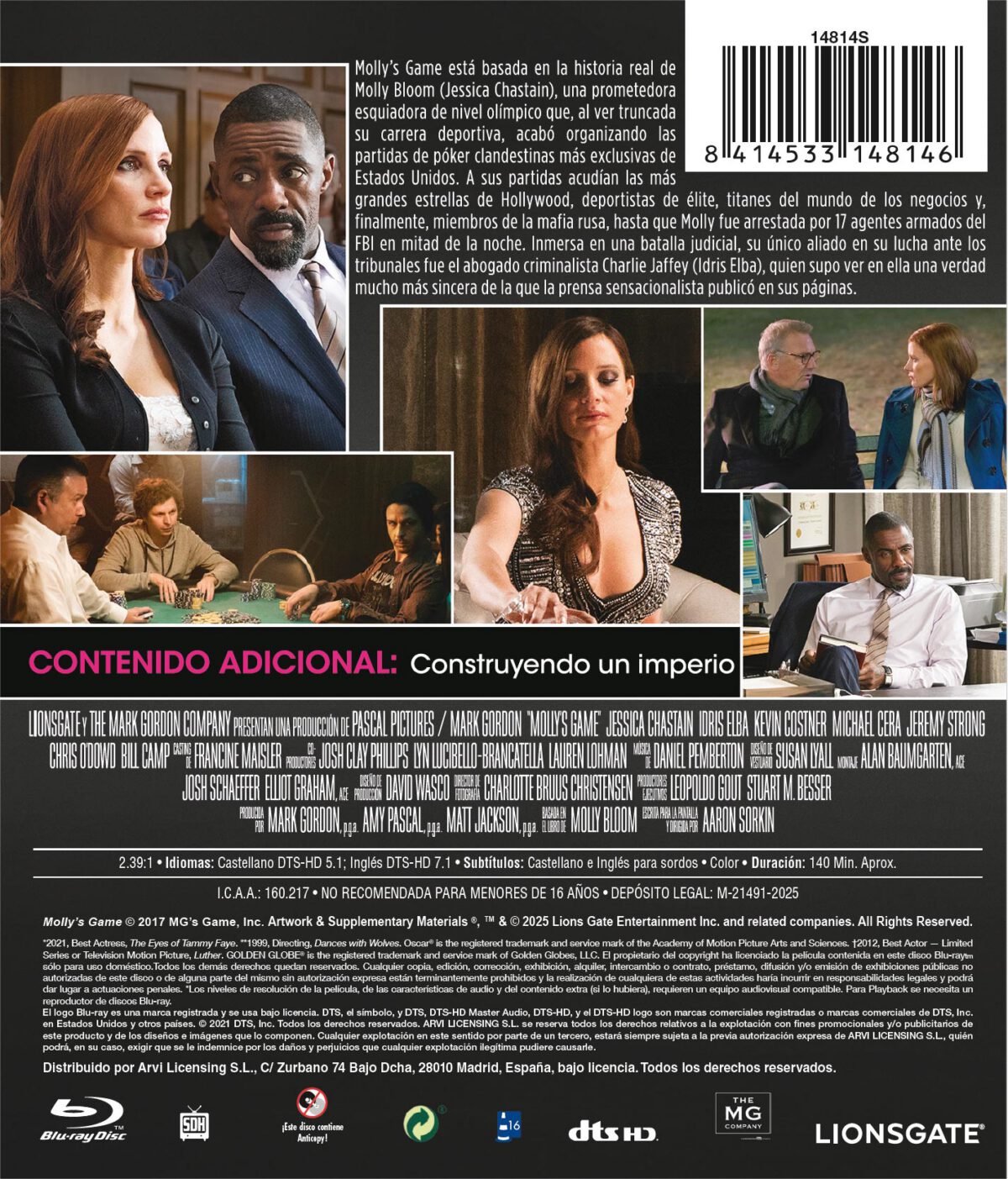 Molly´s game (Blu-ray)
