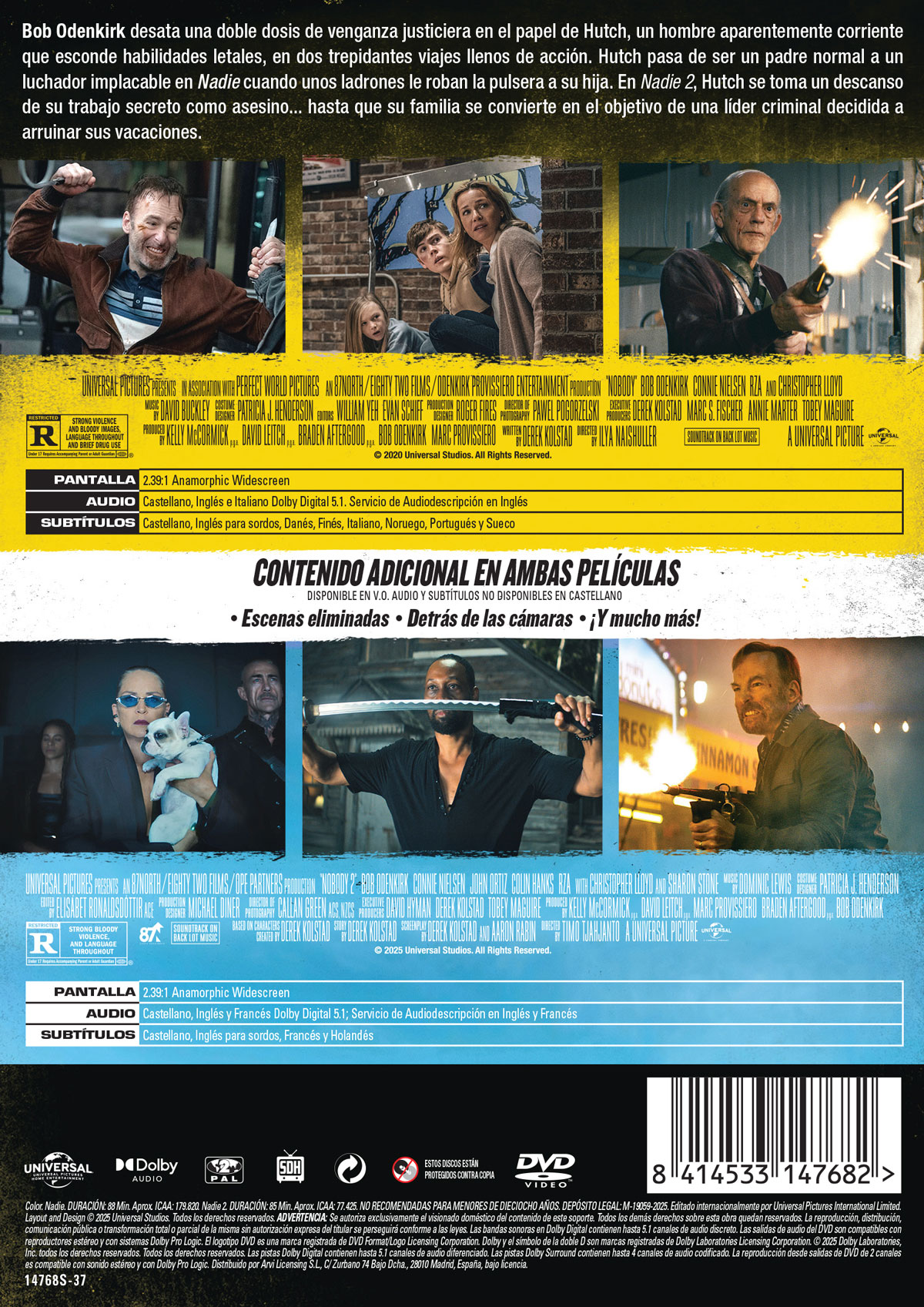 Nadie: Pack 1+2 (DVD)