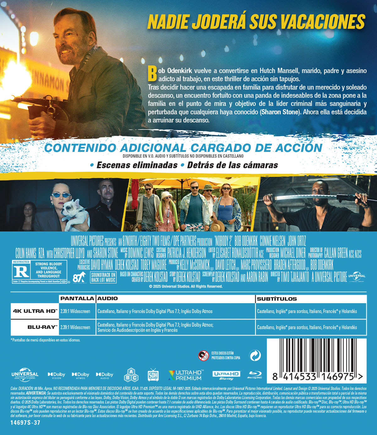 Nadie 2 (4K UHD + Blu-ray)