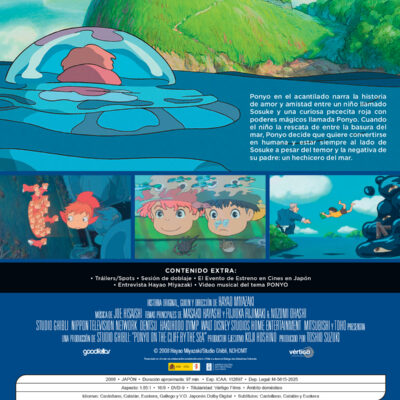 Ponyo En El Acantilado (DVD)