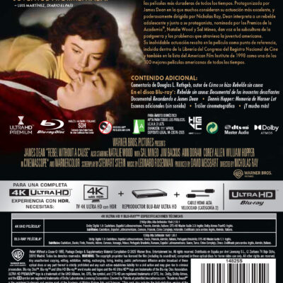 Rebelde sin causa (4K Ultra HD + Blu-ray)