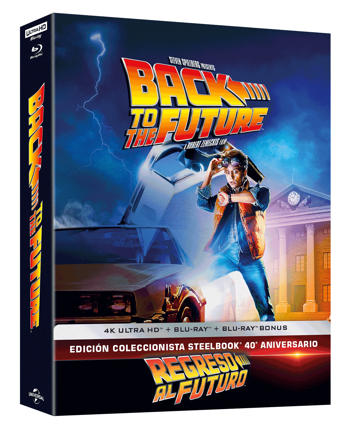 Regreso al futuro (4K UHD + Blu-ray + Blu-ray Extras). Edición especial limitada 40º Aniversario