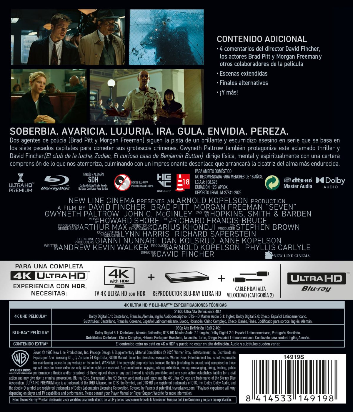Seven (4K UHD + Blu-ray)