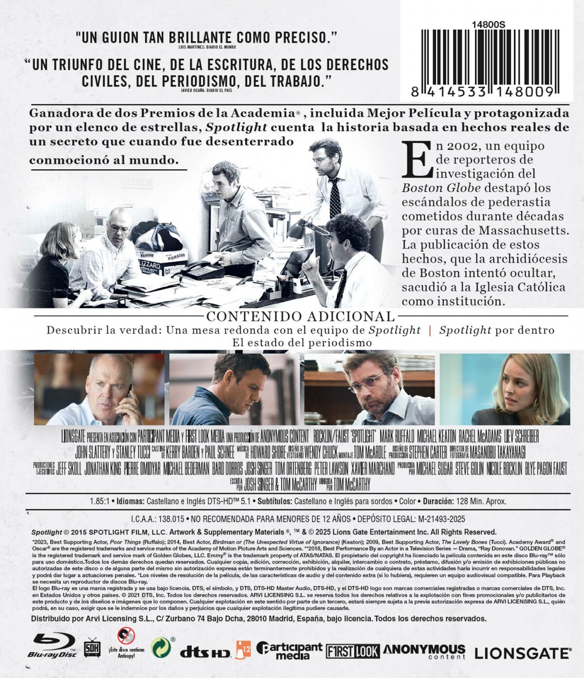 Spotlight (Blu-ray)