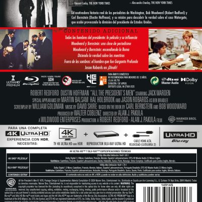 Todos los hombres del presidente (4K UHD + Blu-ray)