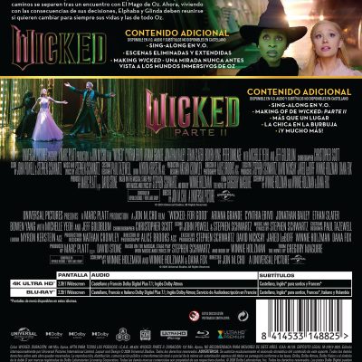 Wicked. PACK 1-2 (4K UHD + Blu-ray)