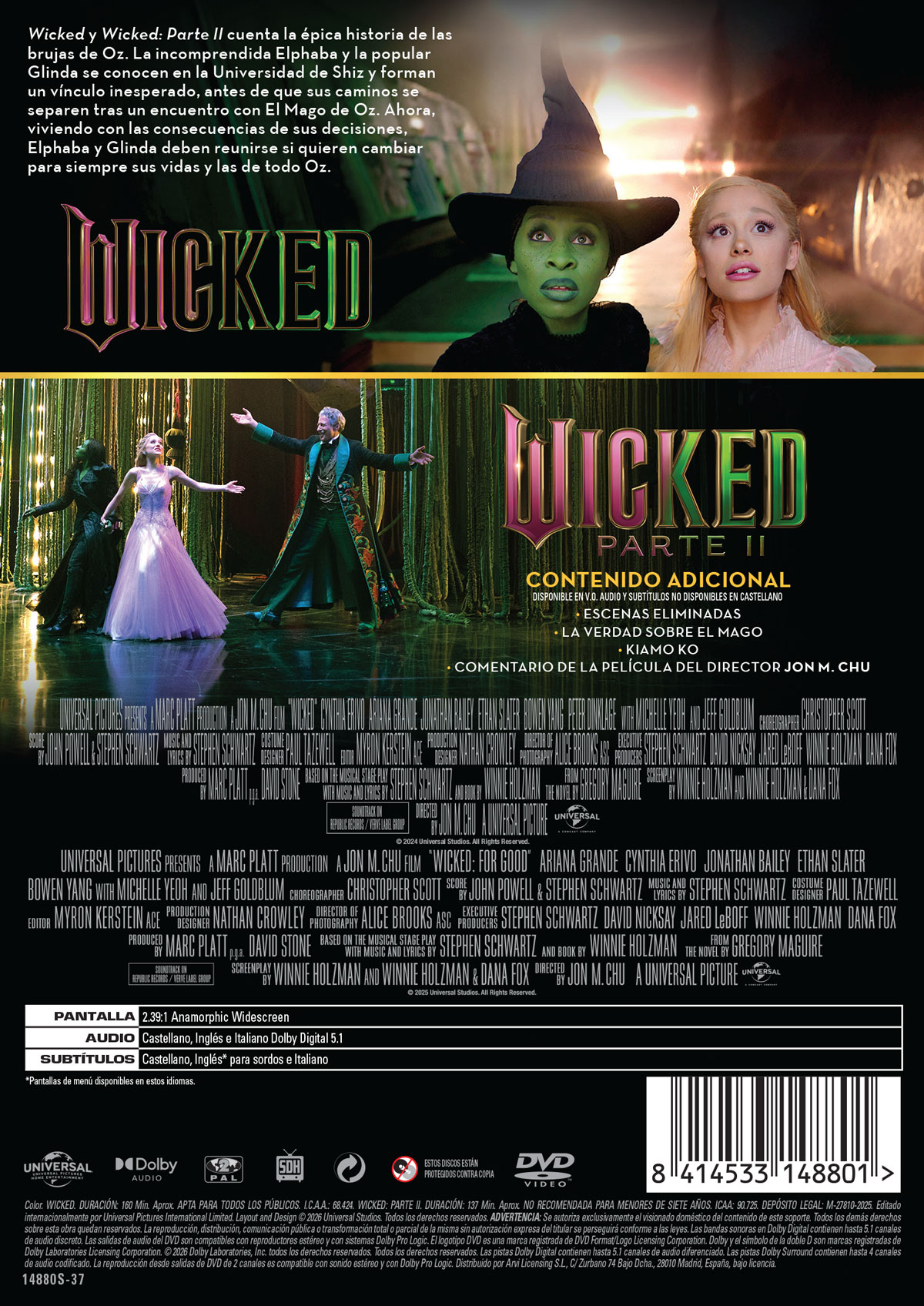 Wicked. PACK 1-2 (DVD)