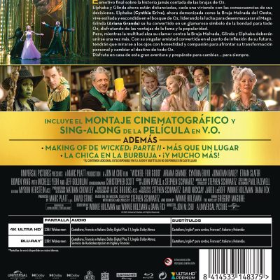 Wicked: Parte II (4K UHD + Blu-ray) Steelbook