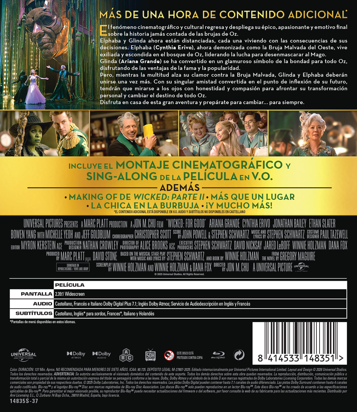 Wicked: Parte II (Blu-ray)