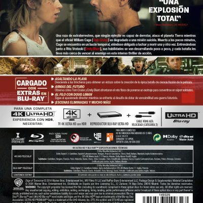 Al filo del mañana (4K UHD+ Blu-ray) Steelbook