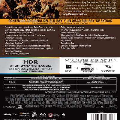 Black Hack Derribado (4K UHD + Blu-ray + Blu-ray Extras) Steelbook