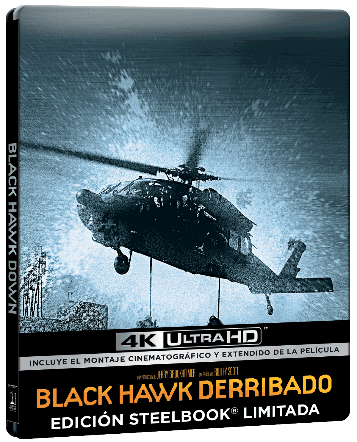 Black Hack Derribado (4K UHD + Blu-ray + Blu-ray Extras) Steelbook
