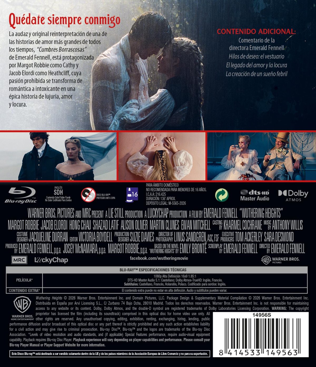 Cumbres Borrascosas (Blu-ray)