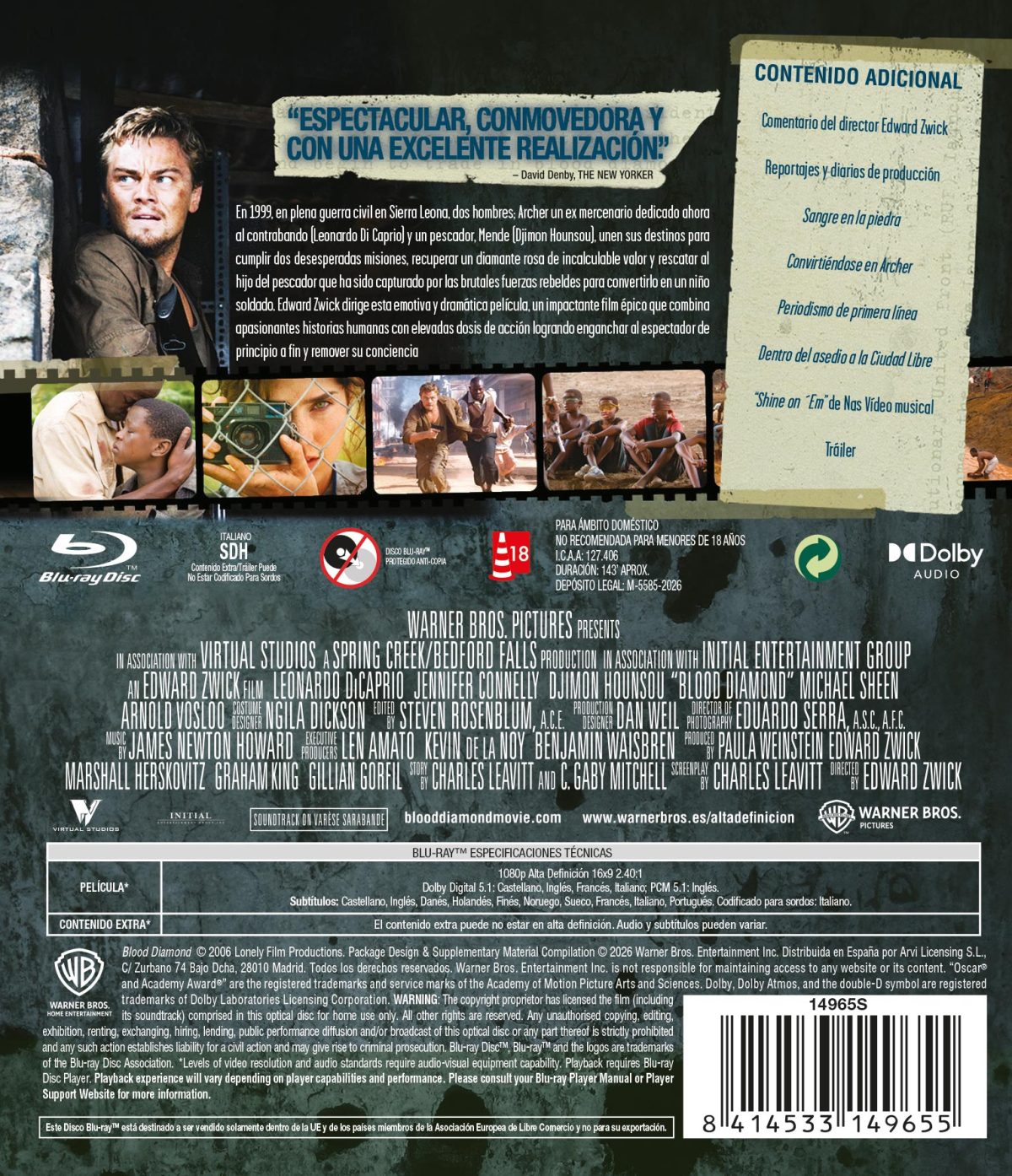 Diamante de sangre (Blu-ray)