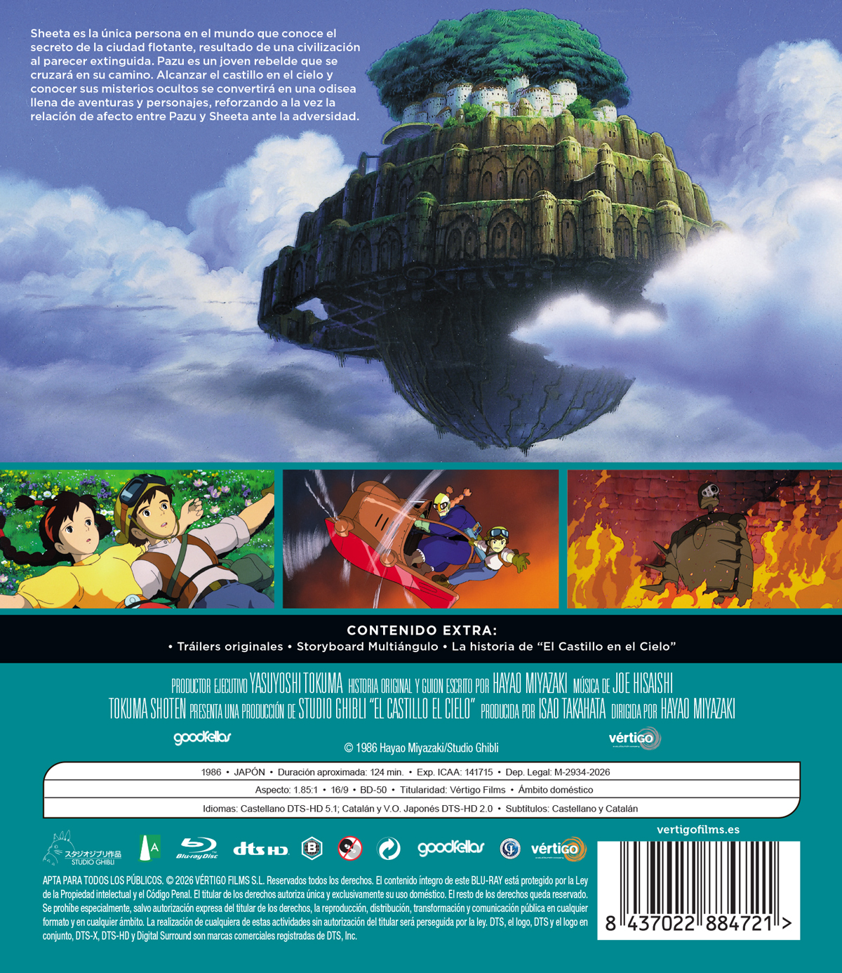 El castillo en el cielo (Blu-ray)