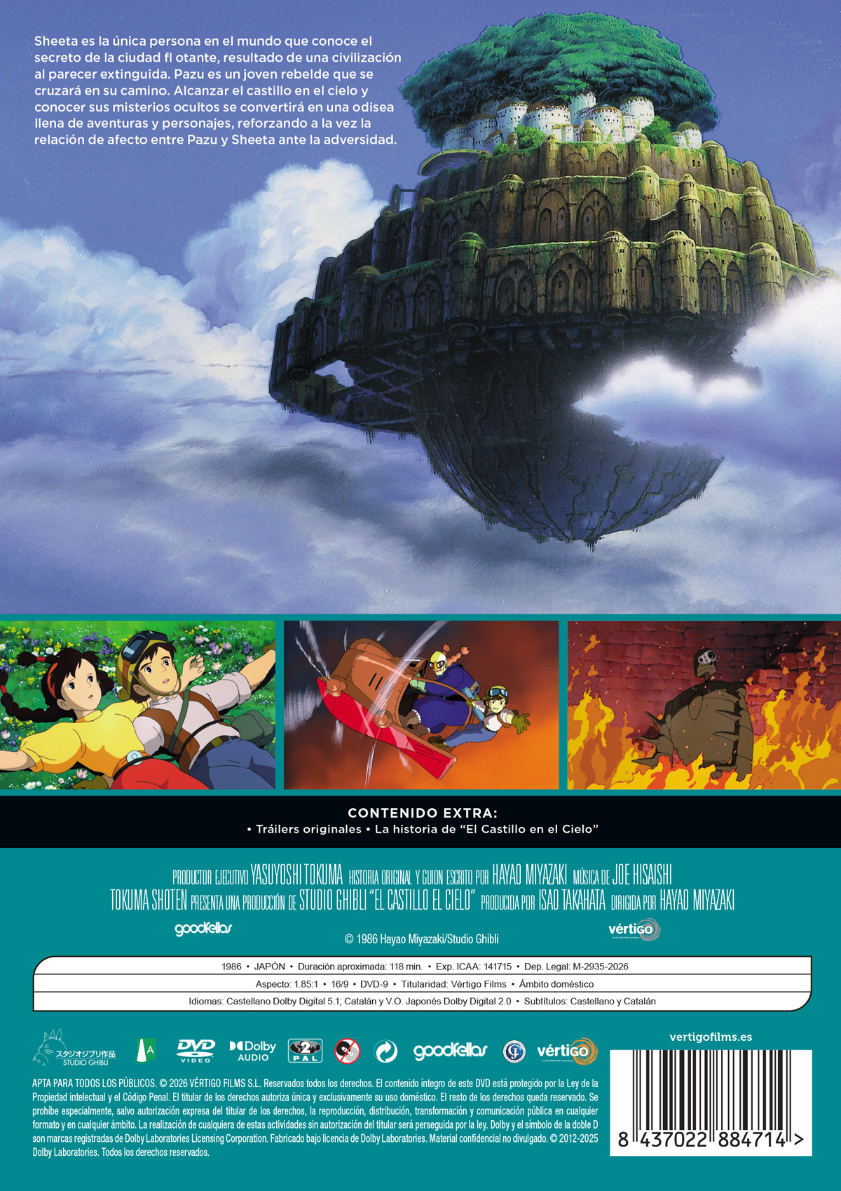 El castillo en el cielo (DVD)