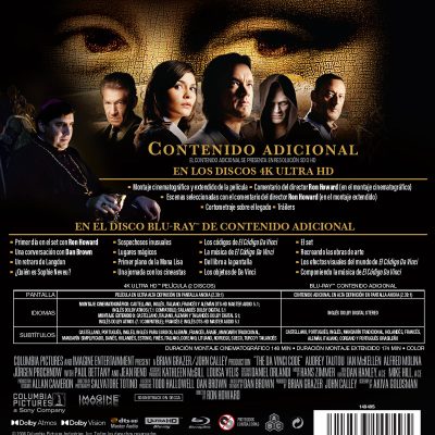 El código da Vinci (4K UHD + Blu-ray) Steelbook