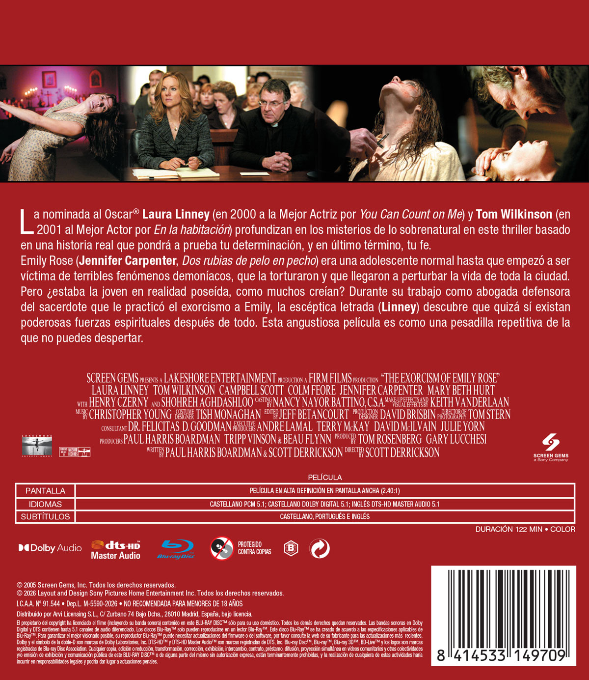 El exorcismo de Emily Rose (Blu-ray)