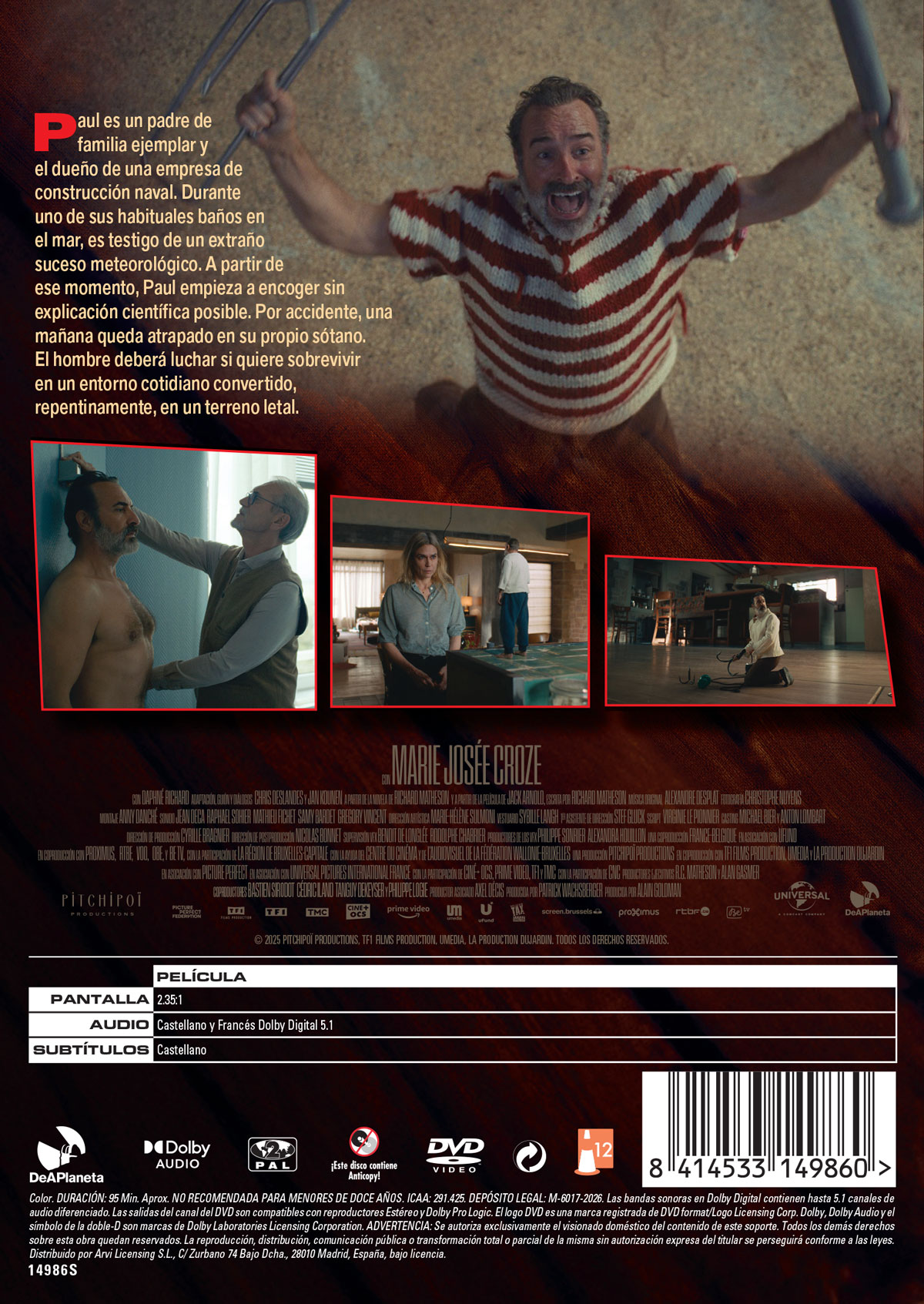 El hombre menguante (DVD)