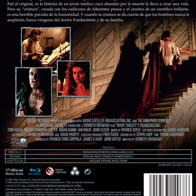 Frankenstein de Mary Shelley (Blu-ray)
