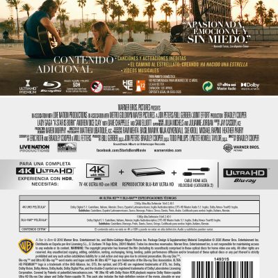 Ha nacido una estrella (4K UHD + Blu-ray) Steelbook