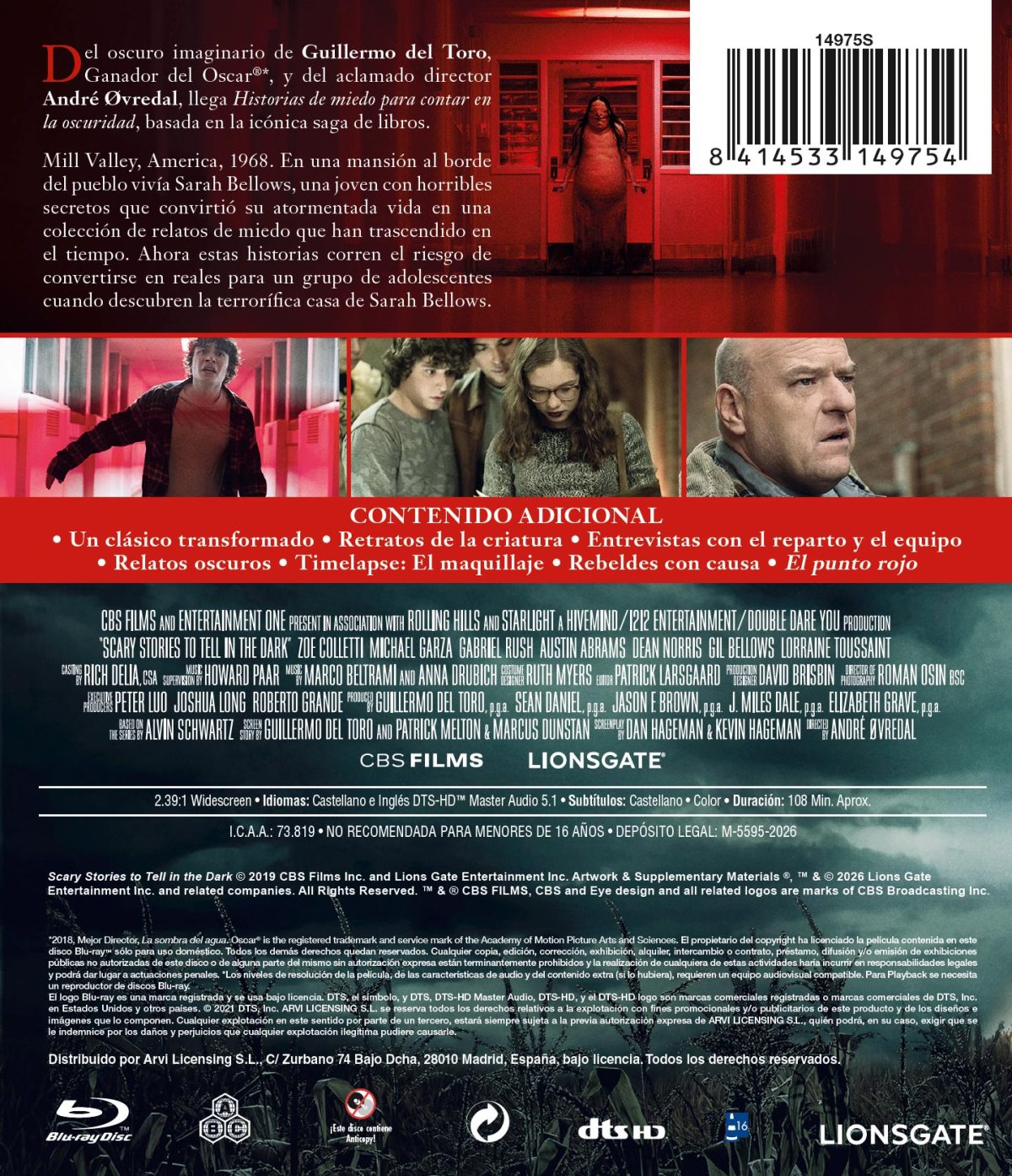 Historias de miedo para contar en la oscuridad (Blu-ray)