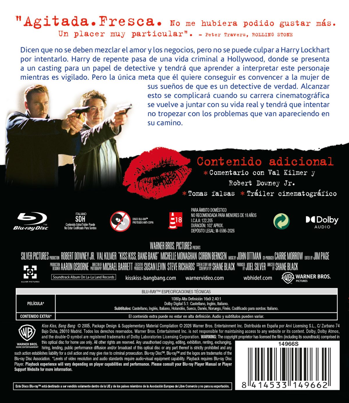Kiss kiss bang bang (Blu-ray)