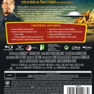 Planeta prohibido (Blu-ray)
