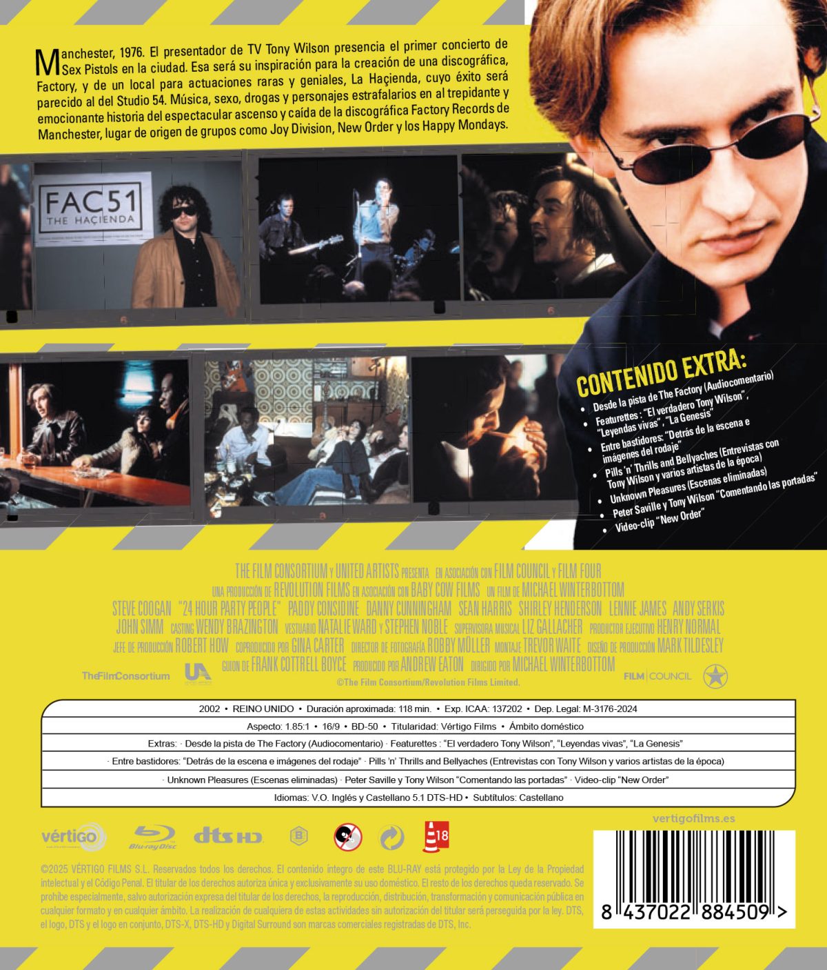 24 Hour Party People (Blu-ray) Edición especial limitada